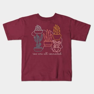 Connected to Plants Kids T-Shirt